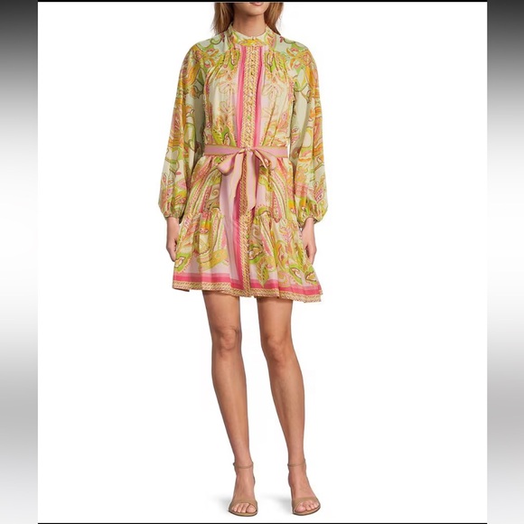 NWT Antonio Melani
Scarf Print Floral Border Print Brynn Dress - Picture 6 of 7